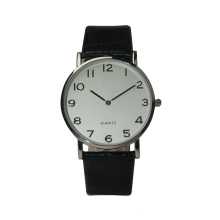 Reloj de pulsera para mujer, correa de reloj de cuero, reloj de cuarzo movt con dama